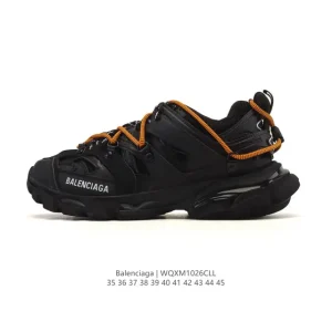 Balenciaga Track Trail Low-Top Vintage Running Sneakers