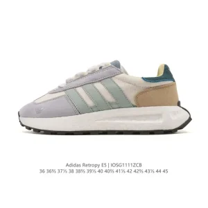 Adidas Retropy E5 Low-Top Classic Sneakers with Boost Technology