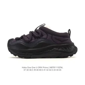HOKA Ora Primo Slip On Thick Sole Cotton Lined Comfort Shoes for Autumn Winter