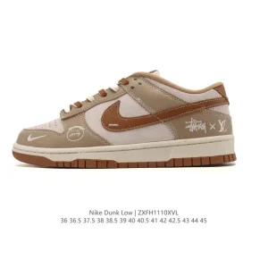 Nike SB Dunk Low Pro Vintage Leather Skate Shoes for Men and Women