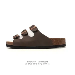 Birkenstock Arizona Three Strap Leather Sandals for Men and Women