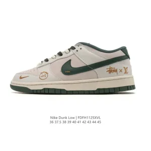 Nike SB Dunk Low Pro Vintage Leather Skate Shoes for Men and Women