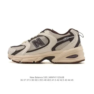 New Balance 530 Vintage Retro Running Shoes with Thick Sole