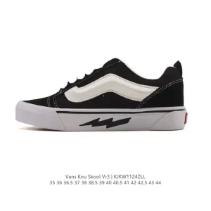 Vans Knu Skool VR3 LX Leather Chunky Retro Skateboard Shoes