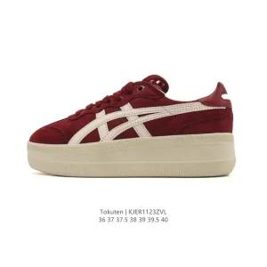 ASICS Tokuten Women's Retro Running Sneakers Leather Low-Top Shoes