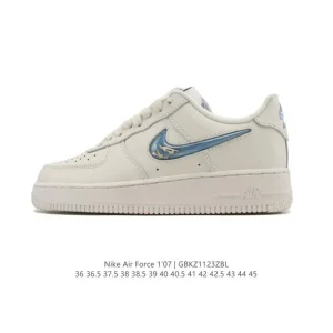 Nike Air Force 1 Low White Leather Sneakers for Men and Women