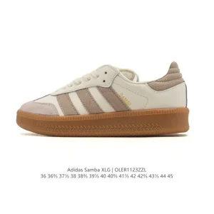 Adidas Samba Xlg Thick Sole Vintage Style Suede Street Fashion Comfort Fit Sneakers