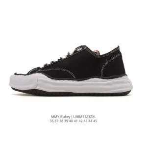 Mmy Maison Mihara Yasuhiro Blakey Canvas Low Shoes