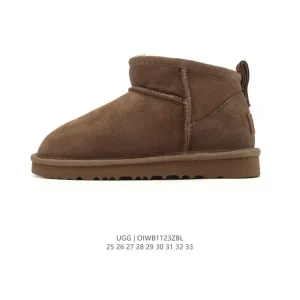 UGG Kids Snow Boots Waterproof TPU Wool Lined Winter Shoes