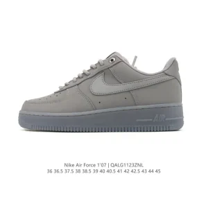 Nike Air Force 1 07 Low White Leather Sneakers for Men and Women