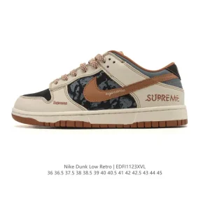 Nike SB Dunk Low Pro Vintage Leather Skateboarding Shoes