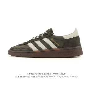 Adidas Handball Spezial Low-Top Vintage Leather Sneakers