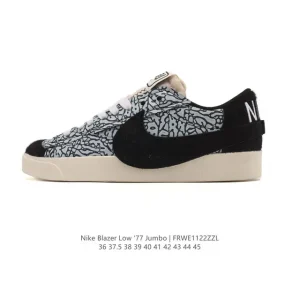 Nike Blazer Low '77 Jumbo Vintage Sneakers with Oversized Swoosh