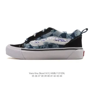 Vans Knu Skool Vr3 Lx Chunky Leather Retro Skate Shoes