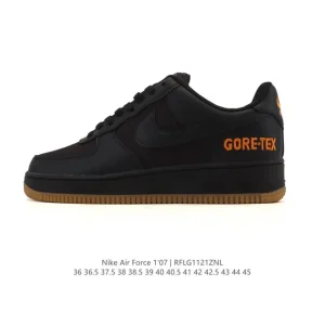 Nike Air Force 1 Low 2025 White Leather Sneakers with Air Cushion