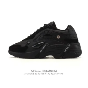 Raf Simons Low-Top Dad Sneakers with Rubber Sole and Logo Details