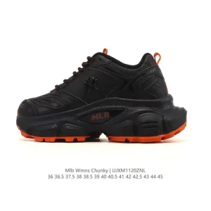 MLB Bigball Chunky New York Yankees 6cm Platform Sneakers for Men and Women