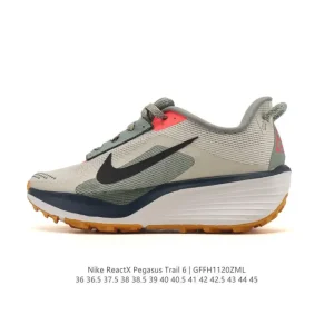 Nike Reactx Pegasus Trail 6 Men's Women's Outdoor Running Shoe