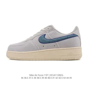 Nike Air Force 1 '07 Low White Leather Sneakers