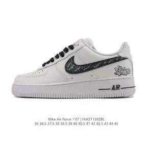 Nike Air Force 1 Low 07 White Leather Sneakers for Men and Women