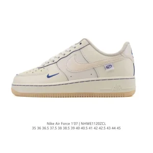 Nike Air Force 1 '07 Low White Leather Sneakers