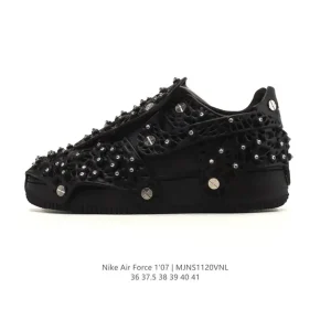Nike Air Force 1 Low Swarovski Crystal Edition Black White Detachable Shell