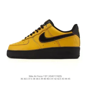Nike Air Force 1 '07 Low White Leather Sneakers