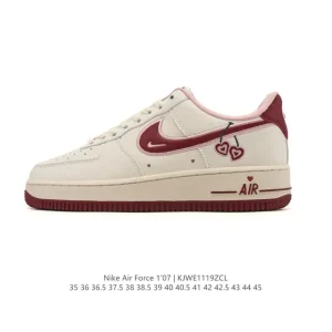 Nike Air Force 1 '07 Low White Leather Casual Sneakers