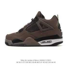 Nike Air Jordan 4 Retro OG Low Top Vintage Basketball Shoes for Men and Women