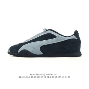 PUMA Bella V2 Leather China Limited Edition Retro Low-Top Sneakers for Men and Women