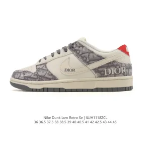 Nike Dunk Low Retro Vintage Basketball Sneakers