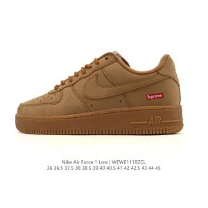 Nike Air Force 1 '07 Low White Leather Sneakers