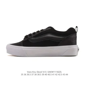 Vans Knu Skool VR3 LX Chunky Leather Vintage Skate Shoes