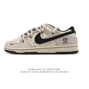 Nike SB Dunk Low Pro Unisex Vintage Skateboarding Shoes with Dual Lacing System