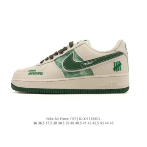 Nike Air Force 1 Low White Leather Casual Sneakers for Men and Women
