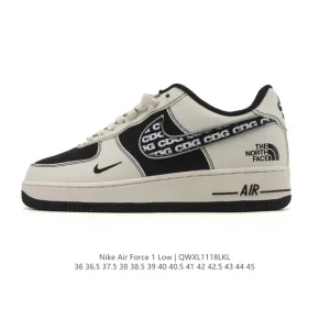 Nike Air Force 1 '07 Low White Casual Sneakers with Air Cushioning