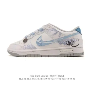 Nike SB Dunk Low Pro Vintage Leather Skate Shoes for Men and Women