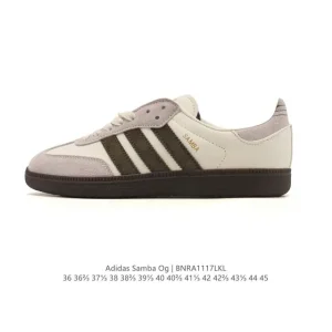 Adidas Samba OG Shoes Classic White Leather Sneakers for Men and Women