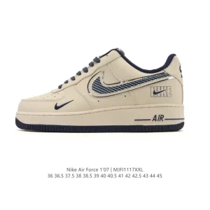 Nike Air Force 1 Low 07 White Leather Casual Sneakers for Men and Women