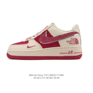 Nike Air Force 1 '07 Low White Leather Sneakers
