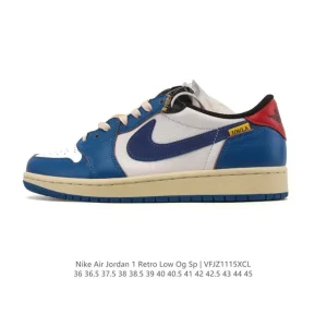 Jordan Air 1 Low Retro Classic Leather Basketball Shoes