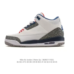 Jordan Air 3 Retro SE Men's Basketball Shoes White Black