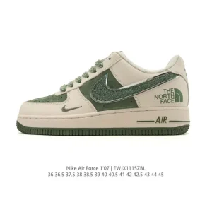 Nike Air Force 1 '07 Low White Leather Sneakers