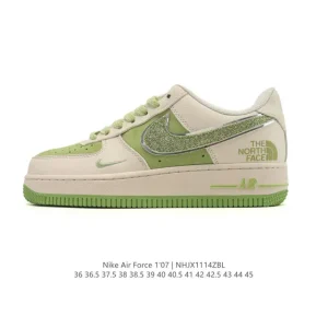 Nike Air Force 1 '07 Low White Leather Sneakers for Men and Women