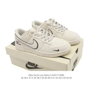 Nike Dunk Low Retro Vintage Basketball Sneakers