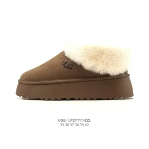 UGG Classic Mini Chestnut Suede Sheepskin Boots for Women Winter Warmth