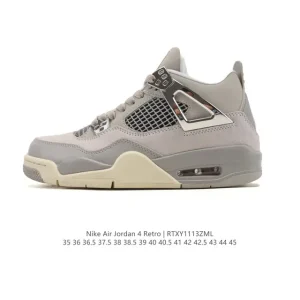 Jordan Air 4 Retro OG Low Top Basketball Shoes for Men and Women