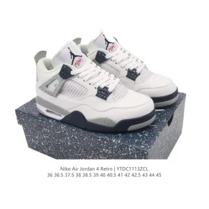 Jordan Air 4 Retro OG Low Top Basketball Shoes for Men and Women