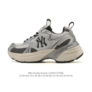 MLB Bigball Chunky Curve New York Yankees 6cm Platform Sneakers