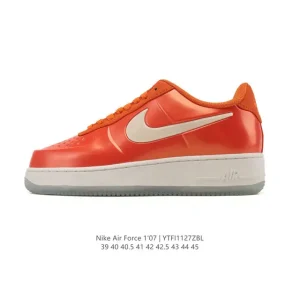 Nike Air Force 1 Max Qs Low Top White Sneakers with Hidden Air Cushion